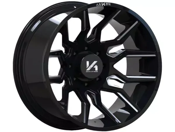American Force Milled Gloss Black Weapon Wheels