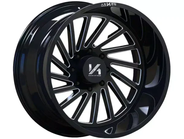 Arkon Off-Road Milled Gloss Black Apollo Wheels