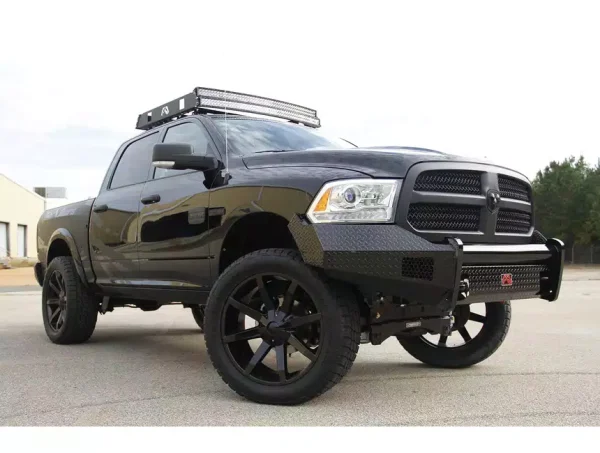 Fab Fours Black Steel Front Bumper - Image 2