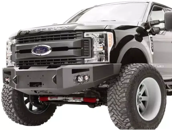 Fab Fours Black Steel Front Bumper - Image 3