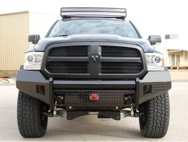 Fab Fours Black Steel Front Bumper